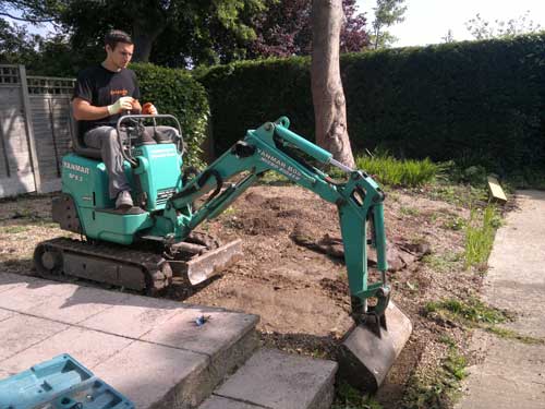 Patios, Driveways & Brickwork during Willow Landscapes work