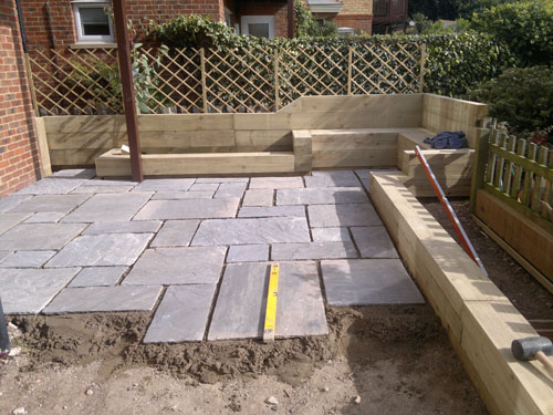 Patios, Driveways & Brickwork during Willow Landscapes work