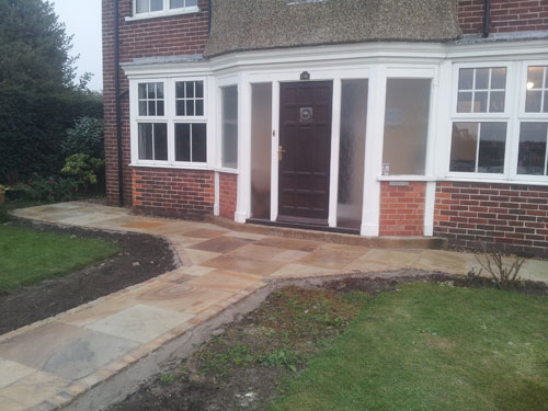 Patios, Driveways & Brickwork during Willow Landscapes work