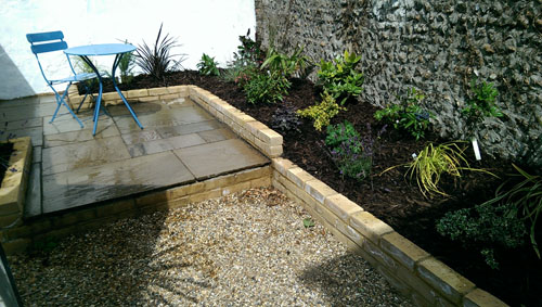 Decking, Fencing & Turfing after Willow Landscapes completed work