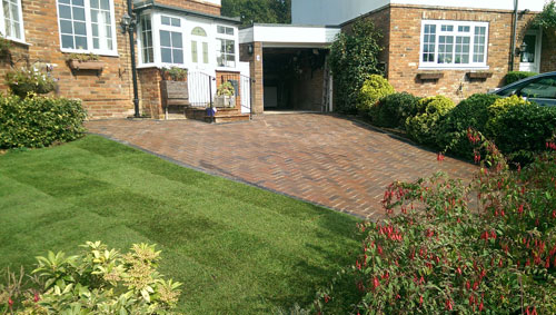 Decking, Fencing & Turfing before Willow Landscapes work