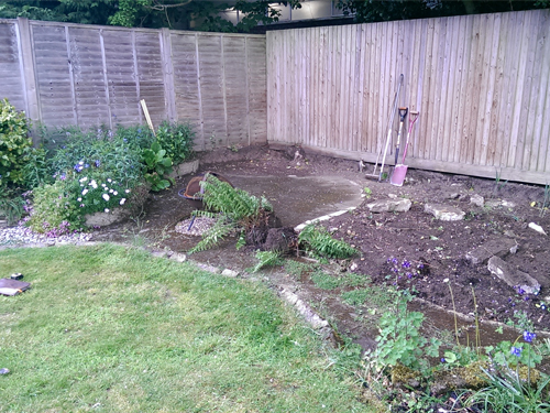 Decking, Fencing & Turfing during Willow Landscapes work