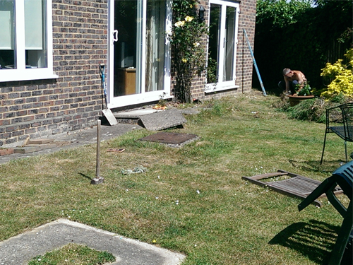 Decking, Fencing & Turfing after Willow Landscapes completed work