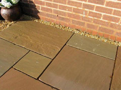 Image of Autumn Brown Patio Pack - 25-35mm Hand Cut edges-14.5m²