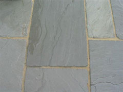 Image of Thin Kandla Grey Patio Pack - 15-25mm Hand Cut edges-20m²