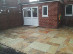 Image of Calibrated Mint Fossil Patio Pack - Calibrated 22mm Hand Cut edges-20m²