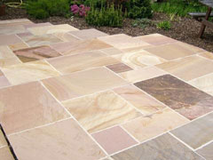 Image of Calibrated Modak Patio Pack - Calibrated 22mm Hand Cut edges-20m²