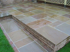 Image of Raj Green Patio Pack - 25-35mm Hand Cut edges-14.5m²